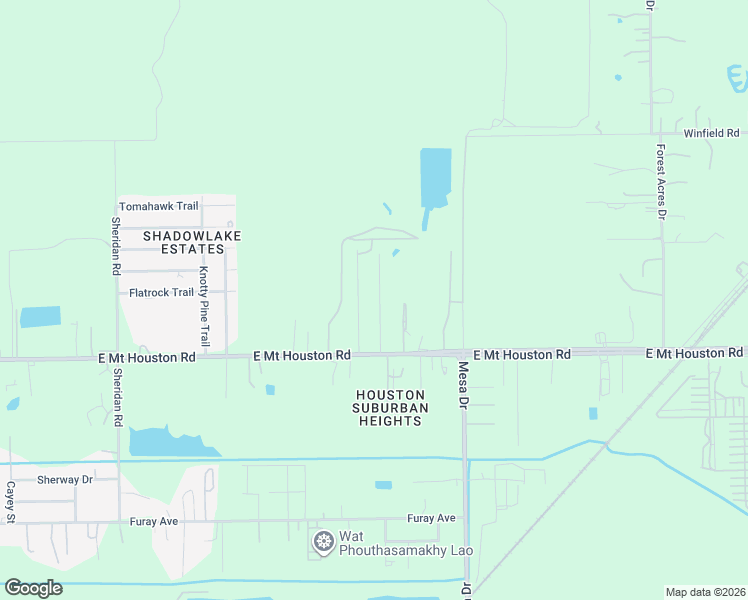 map of restaurants, bars, coffee shops, grocery stores, and more near 11745 Nanette Drive in Houston