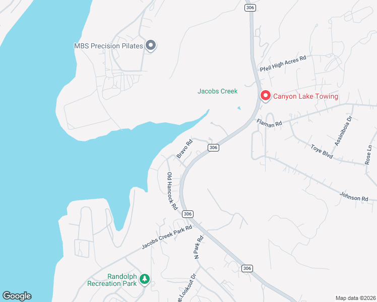 map of restaurants, bars, coffee shops, grocery stores, and more near 164 Bravo Road in Canyon Lake
