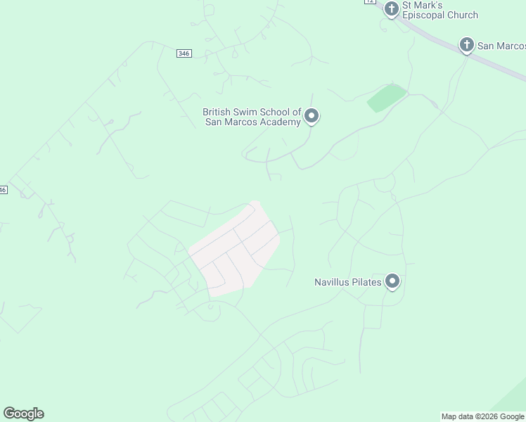 map of restaurants, bars, coffee shops, grocery stores, and more near Alumni Drive in San Marcos