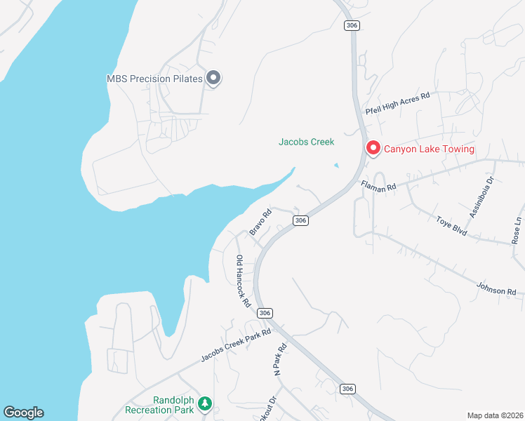 map of restaurants, bars, coffee shops, grocery stores, and more near 164 Bravo Road in Canyon Lake
