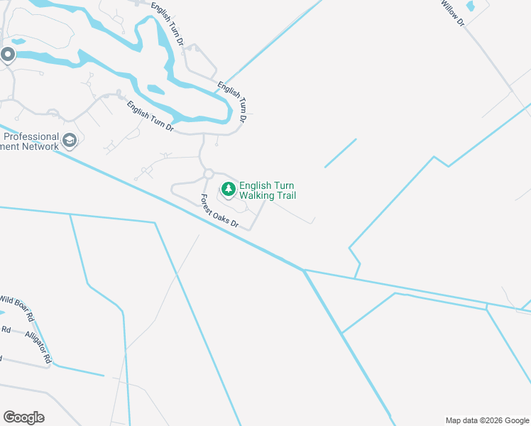 map of restaurants, bars, coffee shops, grocery stores, and more near 171 Forest Oaks Drive in New Orleans