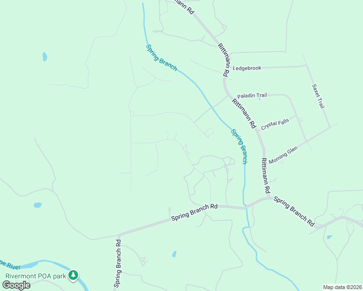 map of restaurants, bars, coffee shops, grocery stores, and more near 440 Hidden Springs Drive in Spring Branch