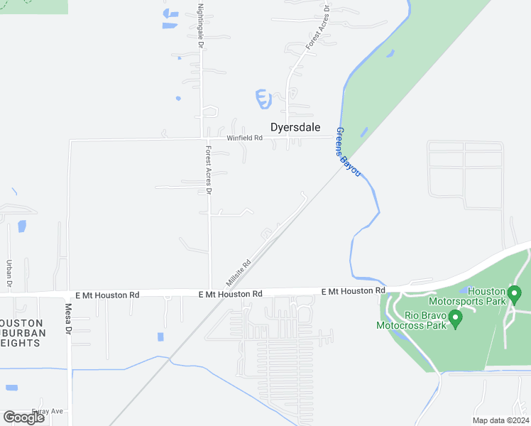 map of restaurants, bars, coffee shops, grocery stores, and more near 17129 Hermann Road in Houston