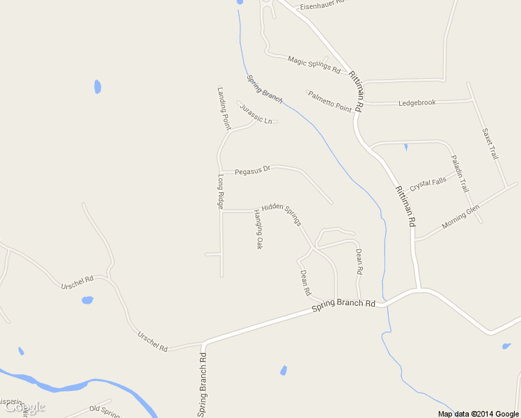 map of restaurants, bars, coffee shops, grocery stores, and more near 440 Hidden Springs in Spring Branch