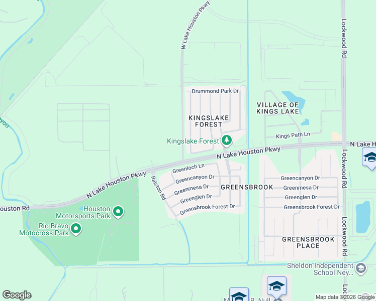 map of restaurants, bars, coffee shops, grocery stores, and more near 12115 Haroldson Forest Drive in Houston