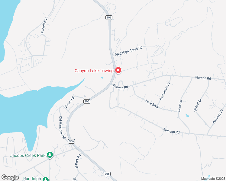 map of restaurants, bars, coffee shops, grocery stores, and more near 50 Oak Villa Road in Canyon Lake