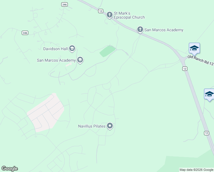 map of restaurants, bars, coffee shops, grocery stores, and more near 603 Academy Oaks Drive in San Marcos