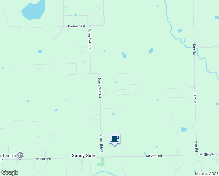 map of restaurants, bars, coffee shops, grocery stores, and more near 8602 Sunny Side Road in Hempstead