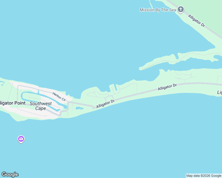 map of restaurants, bars, coffee shops, grocery stores, and more near 26 George Vause Road in Panacea