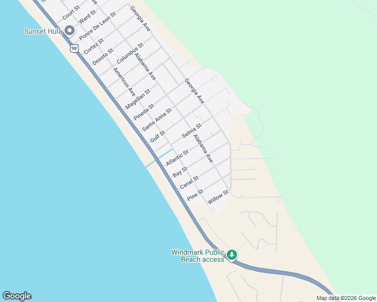 map of restaurants, bars, coffee shops, grocery stores, and more near 230 Selma Street in Port St. Joe