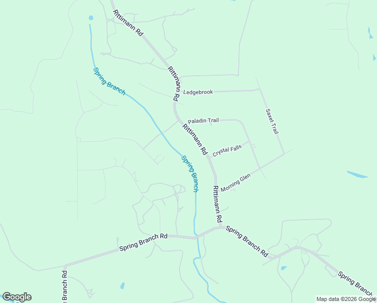 map of restaurants, bars, coffee shops, grocery stores, and more near 427 Rittimann Road in Spring Branch