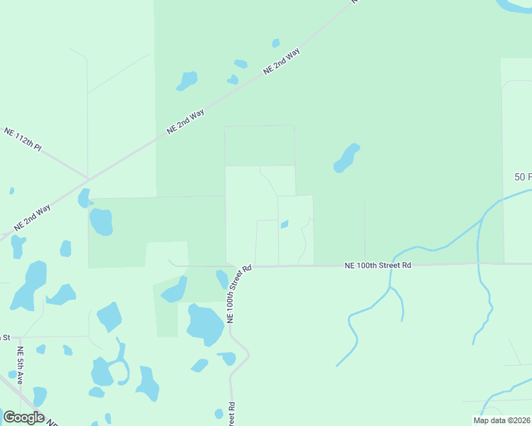 map of restaurants, bars, coffee shops, grocery stores, and more near 1360 Northeast 100th Street Road in Branford
