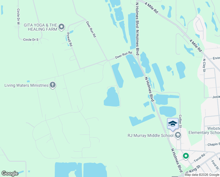 map of restaurants, bars, coffee shops, grocery stores, and more near 1205 Thompson Bailey Road in Saint Augustine