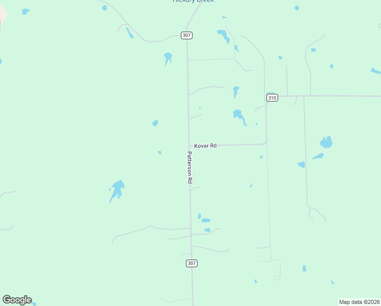 map of restaurants, bars, coffee shops, grocery stores, and more near Patterson Road in Rosanky