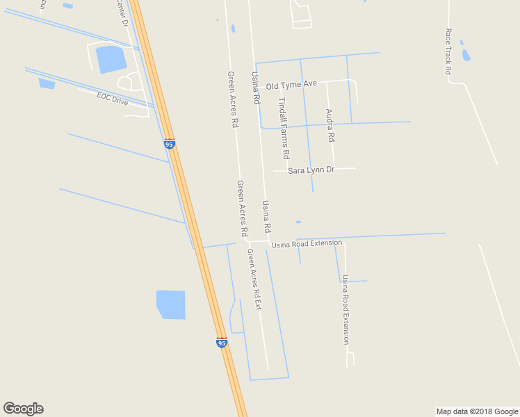 map of restaurants, bars, coffee shops, grocery stores, and more near 3041 Usina Road in St. Augustine