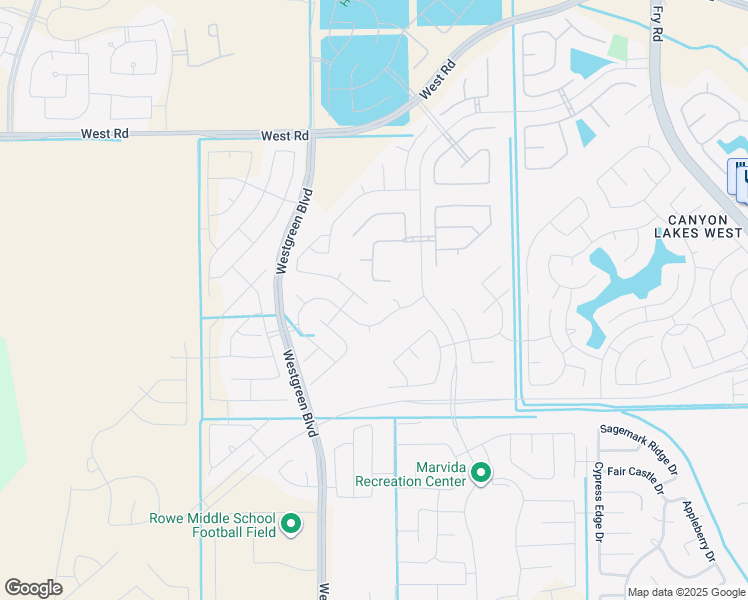 map of restaurants, bars, coffee shops, grocery stores, and more near 21306 Blue Tuna Drive in Harris County