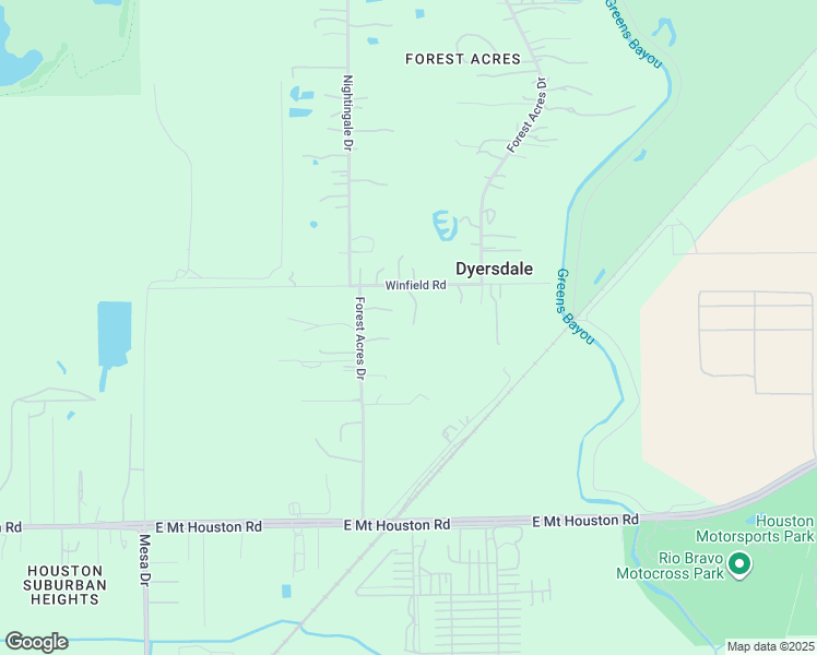 map of restaurants, bars, coffee shops, grocery stores, and more near 9618 Winfield Road in Houston