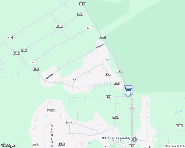 map of restaurants, bars, coffee shops, grocery stores, and more near 255 County Road 408 in Dayton