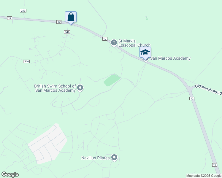map of restaurants, bars, coffee shops, grocery stores, and more near Alumni Drive in San Marcos