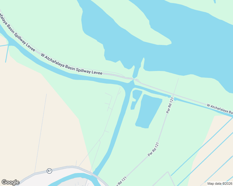 map of restaurants, bars, coffee shops, grocery stores, and more near 189-193 Grey Eagle Road 2 in Jeanerette
