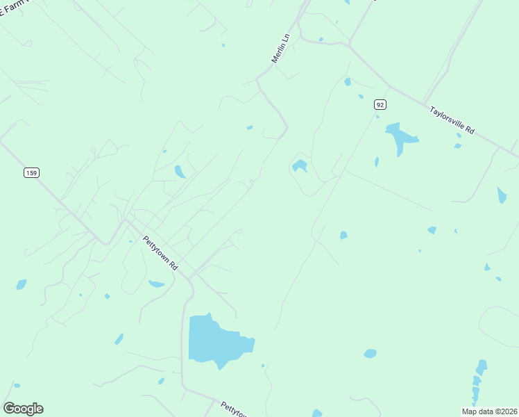 map of restaurants, bars, coffee shops, grocery stores, and more near 1485 Pettytown Road in Dale