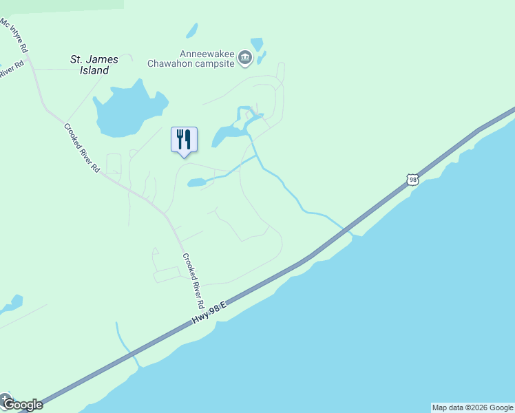 map of restaurants, bars, coffee shops, grocery stores, and more near 202 Royal Tern Way in Carrabelle