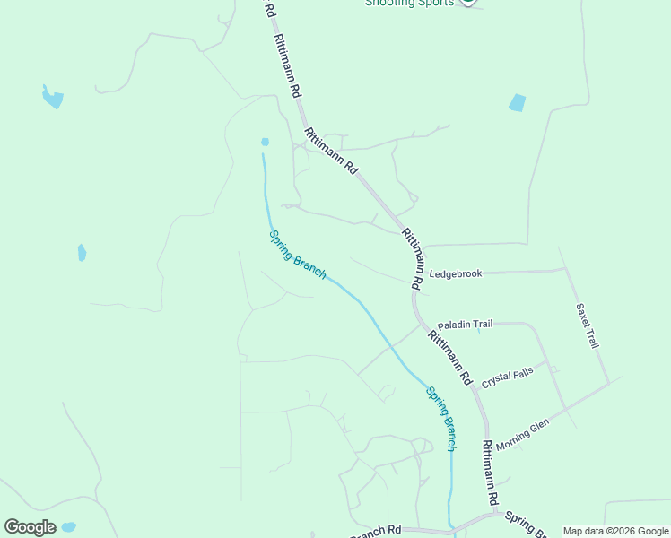 map of restaurants, bars, coffee shops, grocery stores, and more near 1345 Palmetto Point in Spring Branch