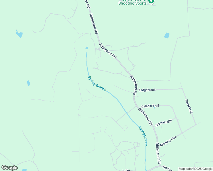 map of restaurants, bars, coffee shops, grocery stores, and more near 1345 Palmetto Point in Spring Branch