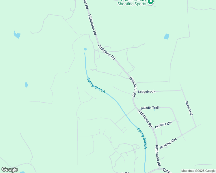 map of restaurants, bars, coffee shops, grocery stores, and more near 1345 Palmetto Point in Spring Branch