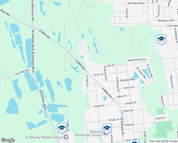 map of restaurants, bars, coffee shops, grocery stores, and more near 1240 4 Mile Road in St. Augustine