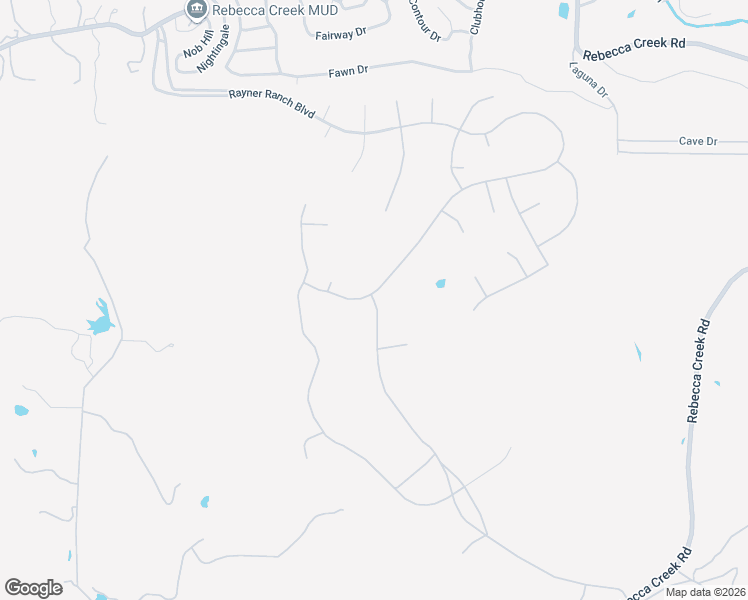 map of restaurants, bars, coffee shops, grocery stores, and more near Rayner Ranch Boulevard in Spring Branch