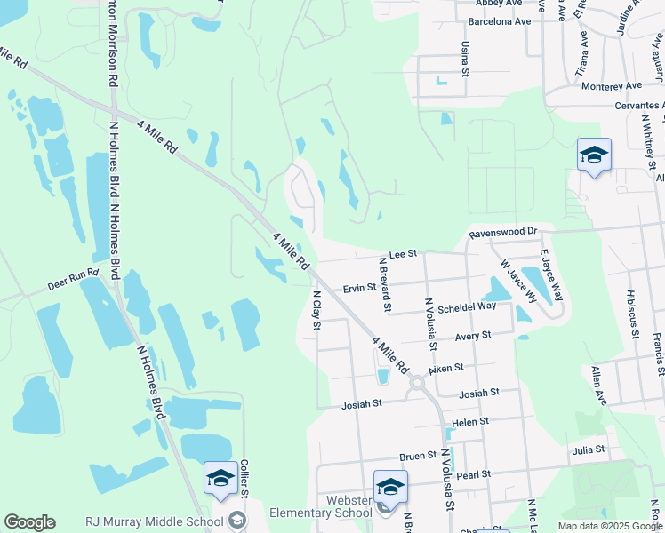 map of restaurants, bars, coffee shops, grocery stores, and more near 1017 Lee Street in St. Augustine