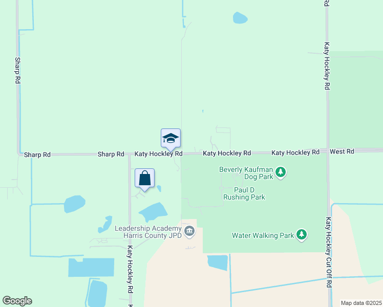 map of restaurants, bars, coffee shops, grocery stores, and more near 9120 Katy Hockley Road in Katy