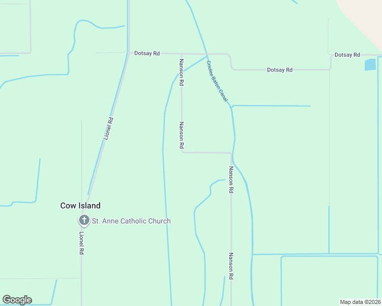 map of restaurants, bars, coffee shops, grocery stores, and more near in Cow Island