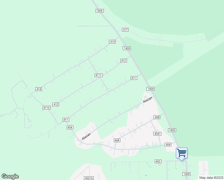 map of restaurants, bars, coffee shops, grocery stores, and more near 284 County Road 411 in Dayton