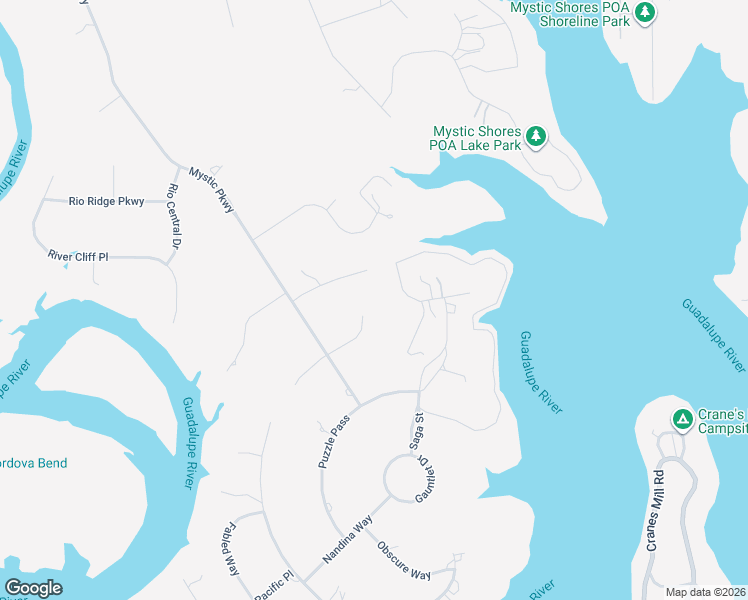 map of restaurants, bars, coffee shops, grocery stores, and more near 166 Placid Way in Spring Branch