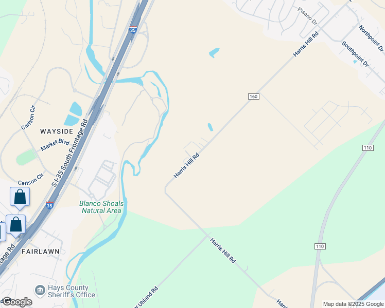map of restaurants, bars, coffee shops, grocery stores, and more near 105 Salinas Road in San Marcos