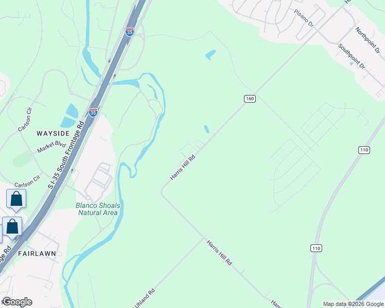 map of restaurants, bars, coffee shops, grocery stores, and more near 105 Salinas Road in San Marcos