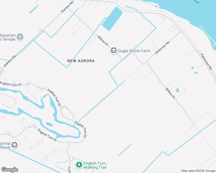 map of restaurants, bars, coffee shops, grocery stores, and more near 1080 Willow Drive in New Orleans