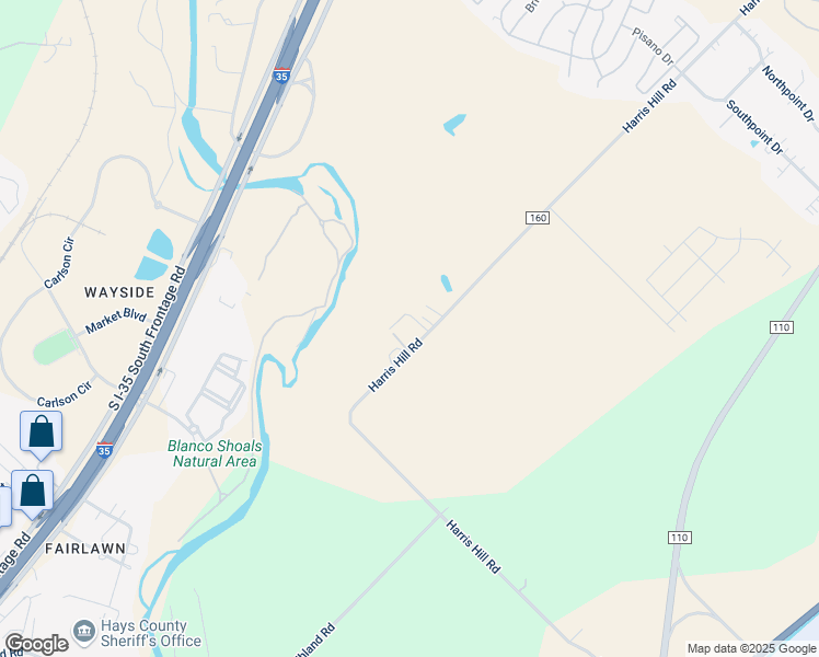map of restaurants, bars, coffee shops, grocery stores, and more near 105 Salinas Road in San Marcos