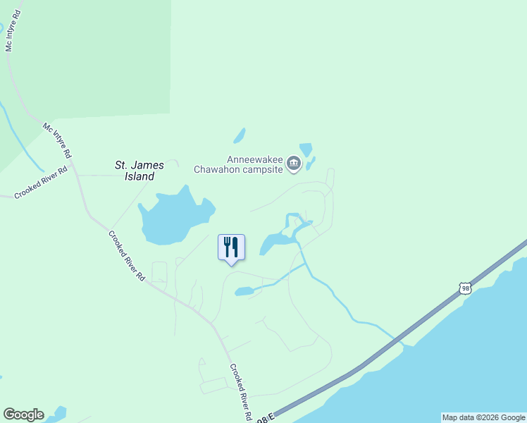 map of restaurants, bars, coffee shops, grocery stores, and more near 421 Royal Tern Way in Carrabelle
