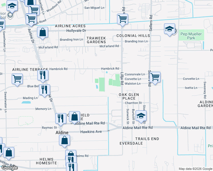 map of restaurants, bars, coffee shops, grocery stores, and more near 515 Holtman Street in Houston