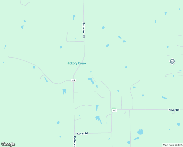 map of restaurants, bars, coffee shops, grocery stores, and more near 547 Patterson Road in Smithville