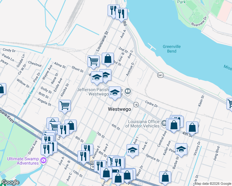 431 4th St, Westwego LA Walk Score