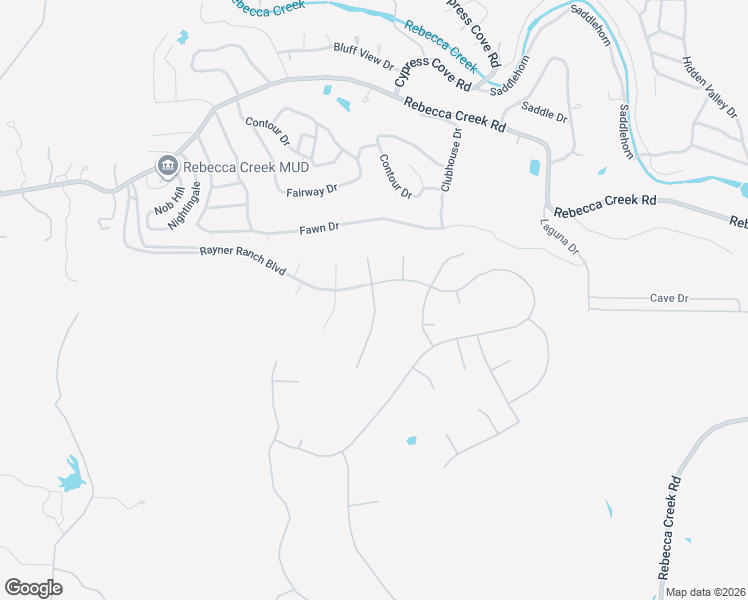 map of restaurants, bars, coffee shops, grocery stores, and more near 117 Red Tail Cove in Spring Branch