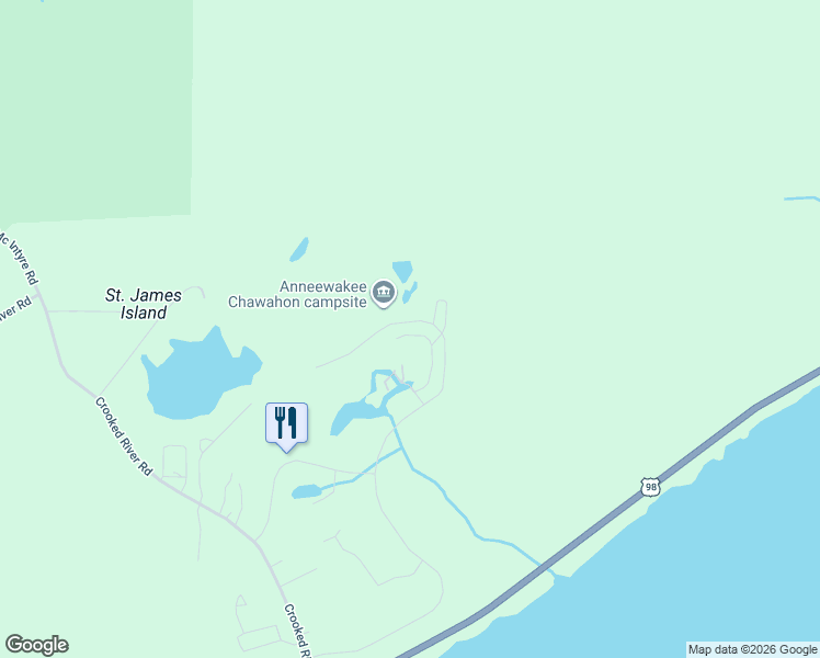 map of restaurants, bars, coffee shops, grocery stores, and more near 375 Royal Tern Way in Carrabelle