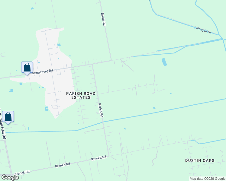 map of restaurants, bars, coffee shops, grocery stores, and more near 400-3678 Marshall Rd in Crosby