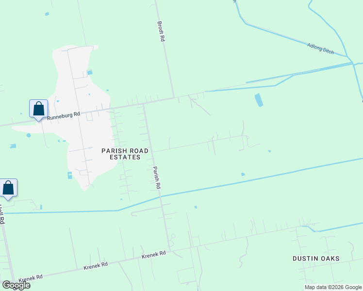 map of restaurants, bars, coffee shops, grocery stores, and more near 3701-3711 Marshall Road in Crosby
