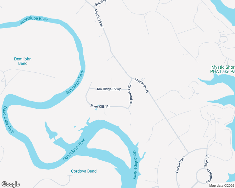 map of restaurants, bars, coffee shops, grocery stores, and more near 511 Rio Ridge Parkway in Spring Branch