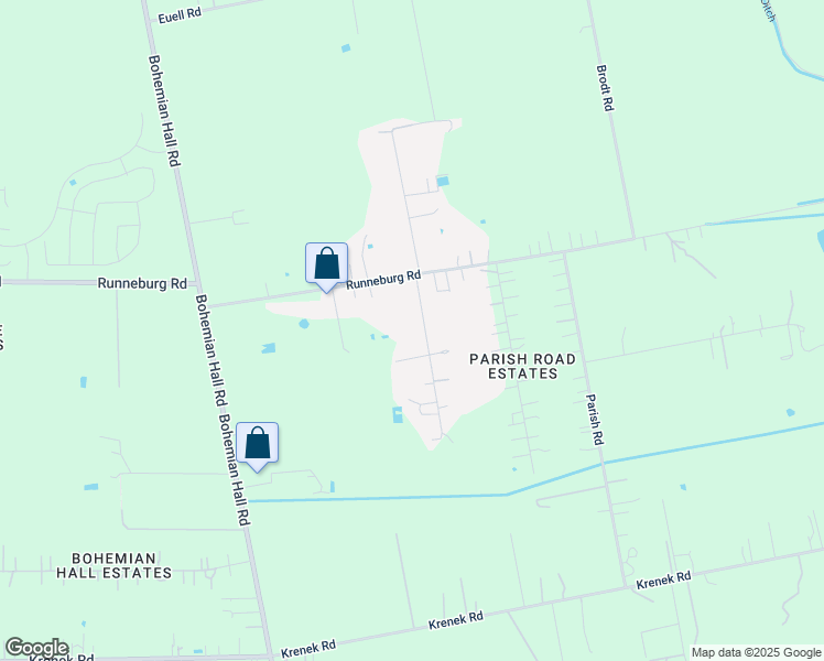 map of restaurants, bars, coffee shops, grocery stores, and more near 15607 Atwood Lane in Crosby